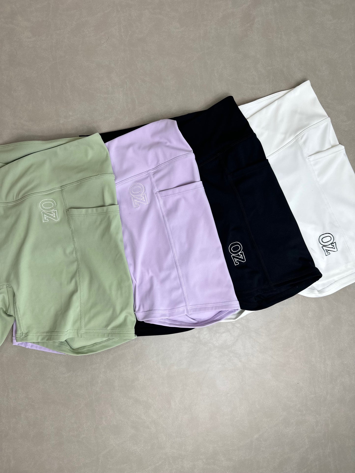 V pocket shorts